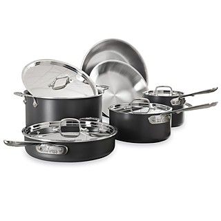 All Clad LTD 2 Cookware Set, 10 piece's