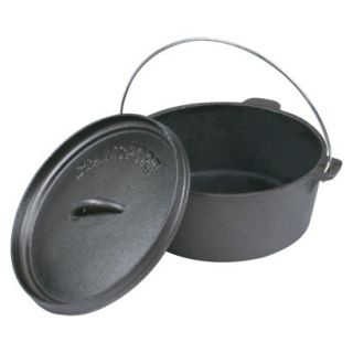 Stansport Cast Iron Dutch Oven without Legs   Bl