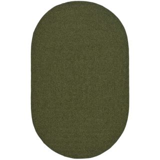 Safavieh Cottage 3 ft 4 in x 8 ft Oval Green Transitional Indoor/Outdoor Area Rug