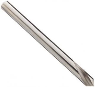 KEO 32344 High Speed Steel NC Spotting Drill Bit, Uncoated (Bright) Finish, Round Shank, Right Hand Flute, 90 Degree Point Angle, 3/4" Body Diameter, 10" Overall Length