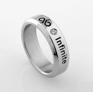 Case & chain with INFINITE Infinite logo engraved ring ring (japan import) Toys & Games