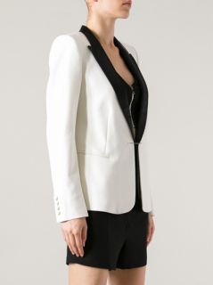 Roberto Cavalli Monochrome Tuxedo Blazer