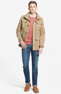J. Lindeberg Field Jacket, BOSS Orange Sweater & 7 For All Mankind® Slim Fit Jeans