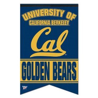 California Golden Bears Premium Felt Banner   17" X 26"  Sports Fan Wall Banners  Sports & Outdoors