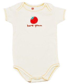 Hudson Baby "Home Grown" Organic Cotton Bodysuit (Sizes 0M   12M)   cream, newborn Baby