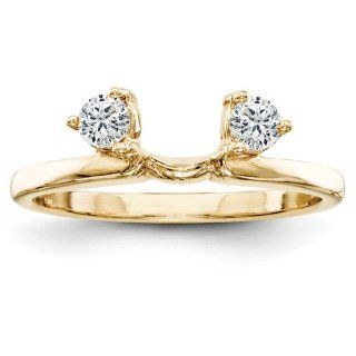 14k AAA Diamond wrap Diamond quality AAA (SI2 clarity, G I color) Rings Jewelry