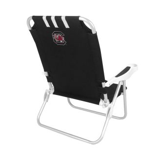 Picnic Time Indoor/Outdoor Cast Aluminum Metallic South Carolina Gamecocks Folding Chair