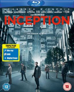 Inception Triple Play (Blu ray, DVD and Digital Copy)      Blu ray
