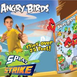 Angry Birds Splat Strike Game with Slingshot      Toys