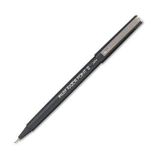 Pilot Razor Point II Marker Stick Pens, Super Fine Point, Black Ink, Dozen Box (11009)  Artists Pens 