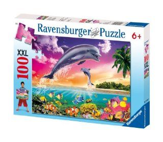 Ravensburger XXL 100 Piece Puzzle Dolphin Toys & Games