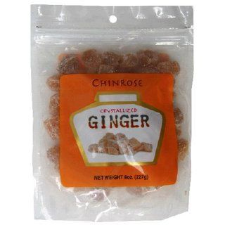 Chinrose Crystallized Ginger, Gift Pack, 8 ounce Box (Pack of 5)  Fruit Gifts  Grocery & Gourmet Food