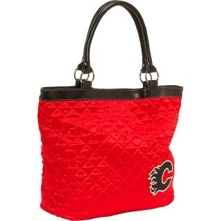 Littlearth Quilted Tote   Calgary Flames