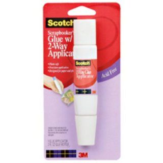 Scotch 019 1.6 Ounce Scrapbookers Glue with Two Way Applicator