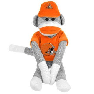 NFL Cleveland Browns Uniform Sock Monkey  Sports Fan Toy Figures  Sports & Outdoors