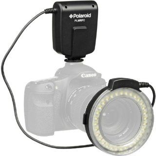 Polaroid Macro LED Ring Flash & Light For The Canon Digital EOS Rebel SL1 (100D), T5i (700D), T4i (650D), T3 (1100D), T3i (600D), T1i (500D), T2i (550D), XSI (450D), XS (1000D), XTI (400D), XT (350D), 1D C, 70D, 60D, 60Da, 50D, 40D, 30D, 20D, 10D, 5D, 