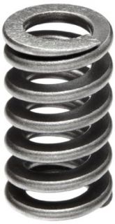 Heavy Duty Compression Spring, Chrome Silicon Steel Alloy, Inch, 0.75" OD, 0.093 x 0.156" Wire Size, 1.25" Free Length, 0.937" Compressed Length, 118.9lbs Load Capacity, 380lbs/in Spring Rate (Pack of 5)