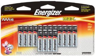 Energizer E92BP 16 AAA Alkaline Batteries 16 Batteries per Package 