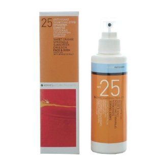 Korres Sweet Orange Sprayable Sunscreen Emulsion Face & Body SPF 25 150ml/5.07oz  Beauty
