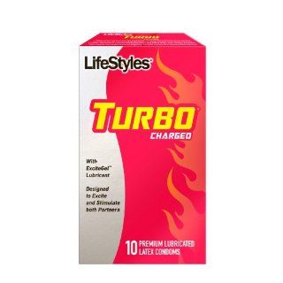 Lifestyles Turbo Condoms, 10 Count Health & Personal Care