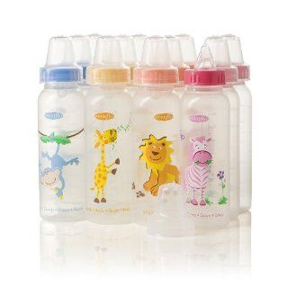 Evenflo 12 count Zoo Friends Bottle with Anatomic Nipple, 8 Ounce, 1pack  Baby Bottle Nipples  Baby