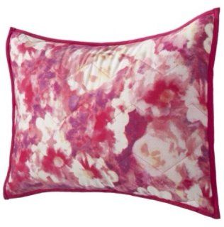 Standard Pilow Sham for Watercolor Floral Pink Quilt   Pillow Shams