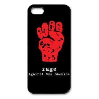 Lucky Grass   Rage Against the Machine American Metal Band Pattern Iphone 4 & 4s Case Cover , Hard Shell Protector Back Cover Case for Iphone Apple 4 4s Cell Phones & Accessories