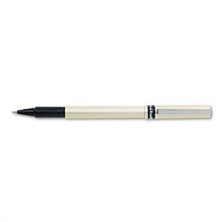 uni ball Products   uni ball   Deluxe Roller Ball Stick Water Proof Pen, Black Ink, Fine   Sold As 1 Dozen   Writes as smoothly as a fountain pen.   Fade proof and waterproof ink.   Features Uni Super InkTM that helps prevent against check and document fra