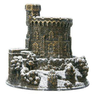 Lilliput Lane Bronze Round Tower Windsor Castle Miniature in Winter (L3514)   Holiday Collectible Buildings