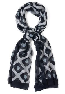 Bow to Stern Scarf in Black Dots  Mod Retro Vintage Scarves