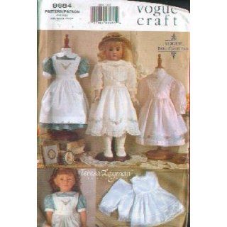Vogue 9984   18 Inch Doll Old Fashioned Dresses   Patterns for 3 Dresses and Undergarments (Vogue Doll Collection, Also sold as Vogue 663) Teresa Layman Designs Books