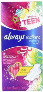 Always Totally Teen Radiant Infinity Pads 28 Count Health & Personal Care