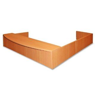 Lorell Products   Reception Counter, 72"x83"x14", CY   Sold as 1 EA   87000 Series Wood Laminate Furniture features 1 1/4" thick laminate tops and grommet holes for easy cord routing. The desk offers two grommet holes. The reversible re