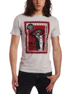 FEA Merchandising Men's Rage Against The Machine Postage Stamp Lightweight T Shirt Clothing