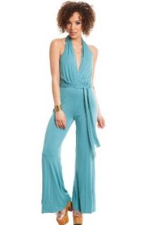 Blaque Label Women's The Say Anything Playsuit Small Blue Clothing
