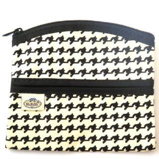 Tissue Case with Zippered Pocket, Cotton Fabric, Curved Top, Approximately 4.5" x 5"  Cosmetic Bags  Beauty