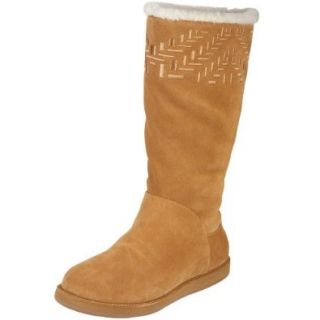 Cole Haan Women's Air Leighton Shearling Boot,Golden Safari Suede,10 B US Shoes