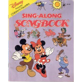 Children's Favorites Sing Along Songbook Disney Books