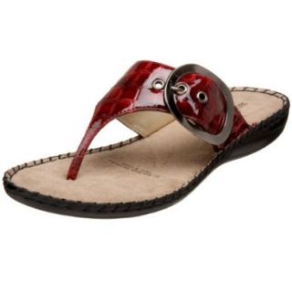 Duck Head Women's Emily Thong Sandal, Red, 6 M US Shoes