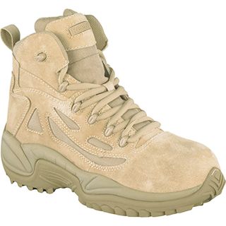 Reebok Rapid Response 6 Inch Composite Toe Zip Boot   Desert Tan, Size 8 1/2,