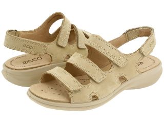 ECCO Breeze 3 Strap Womens Sandals (Beige)