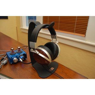 Cosmos Black Headphone Stand with 2 Silver 3.5mm 1/4 Adapters for Sony, Sennheiser HD598 HD448 HD558 HD280 PXC 250 II, Shure, Ultimate Ears, Koss, JVC, Philips, AKG, Monster Beats, Skullycandy, Coby, Platronics + Free Cosmos Cable Tie Electronics