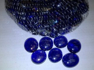 TBC Decorative Stones Cobalt Blue 100% Flat Glass Gemstones. Vase Fillers Use in Floral Arrangements, with Candles, Aquariums, Wet or Dry. Great for an Eye Catching Centerpiece. Can Also Be Used in Games. Aprox 75 stones per bag.  Home And Garden Product