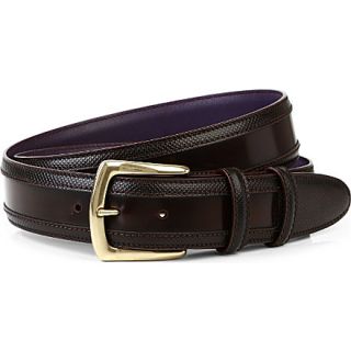 ELLIOT RHODES   Textured leather belt