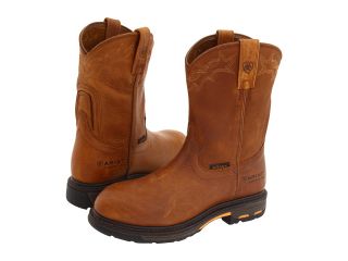 Ariat Workhog Pull On Cowboy Boots (Brown)