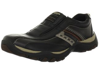 SKECHERS Relaxed Fit Artifact   Excavate Mens Slip on Shoes (Black)