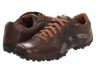 SKECHERS Talus   Burk Mens Lace up casual Shoes (Brown)