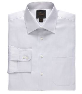 Joseph Spread Collar Cotton Mini Herringbone Dress Shirt by JoS. A. Bank Mens D