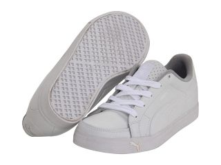 Puma Kids Court Point Jr Kids Shoes (White/White/Grey Violet)