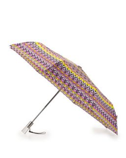 Geometric Print Umbrella, Purple/Multi